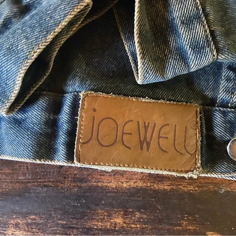Joe Well The Collection Denim Jean Jacket Medium Wash 100% Cotton Size Small